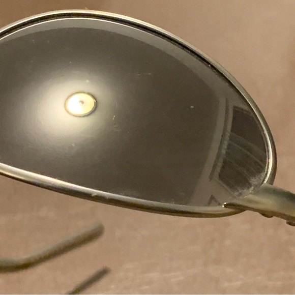 VINTAGE KILLER LOOP Sunglasses PANDEMANIA K0532 Matte Silver Metal  Made  Italy - Picture 6 of 16